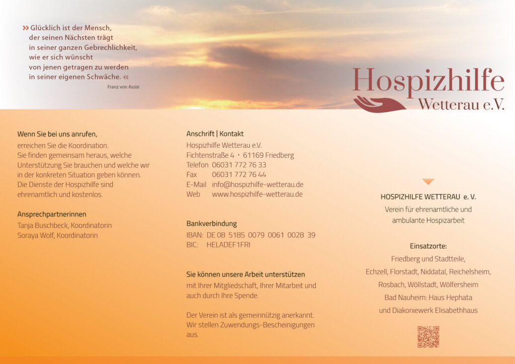 Hospizhilfe Wetterau - Werbeflyer