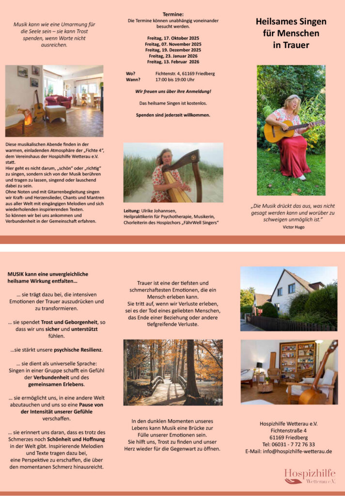 Flyer Heilsames Singen