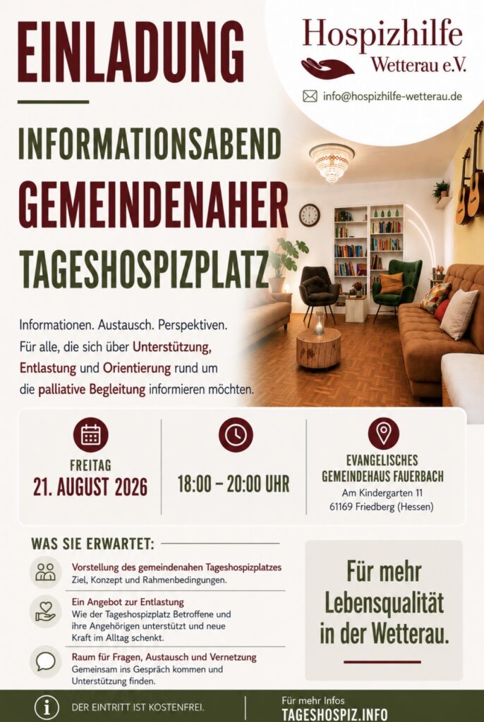 Infoabend Gemeindenaher Hospizplatz